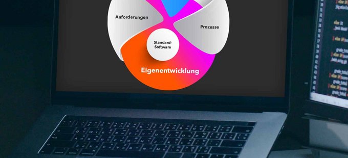 Laptop mit INFOMOTION Grafik